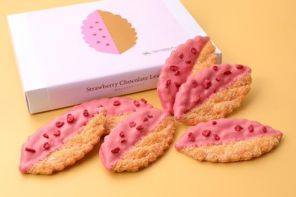 苺のショコラリーフパイ　6枚入　【5月31日まで販売】