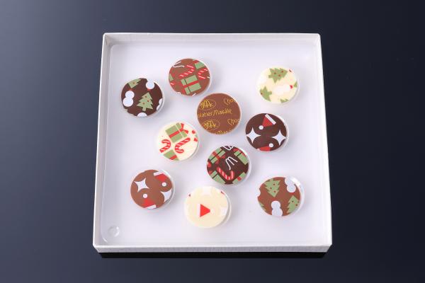 Xmasパレットショコラ　10枚入【12月18日まで販売】